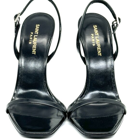 Saint Laurent Opyum Opium 110 YSL Heels Ankle Strap Leather Sandals Shoes - Picture 8 of 16